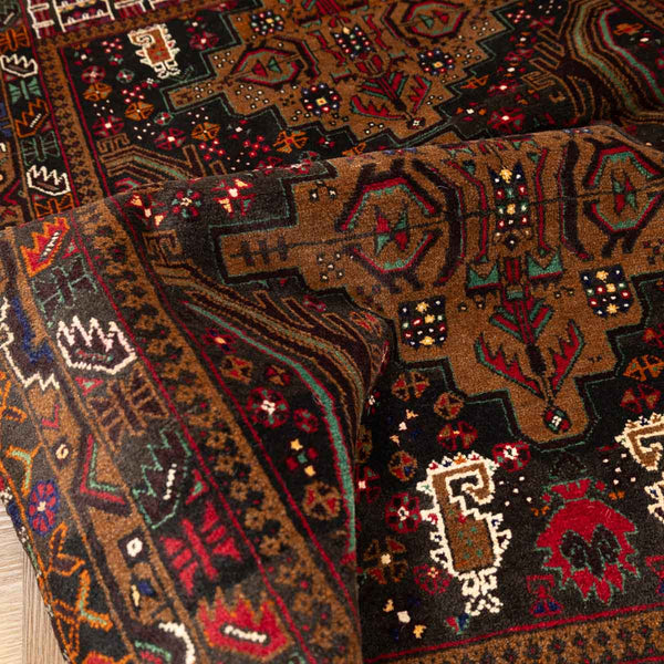 שטיח בלוץ' פרסי חום 134*89 | Baluch
