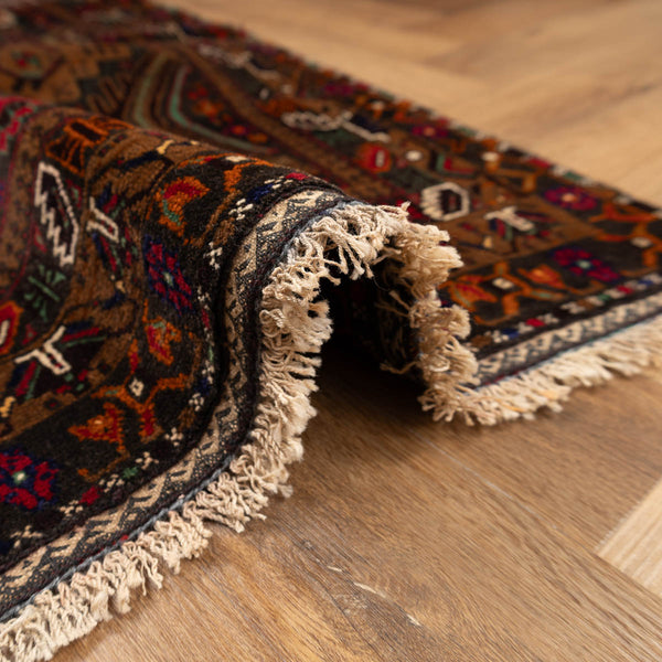 שטיח בלוץ' פרסי חום 134*89 | Baluch