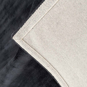 שטיח משי במבוק 01 שחור | Bamboo Silk