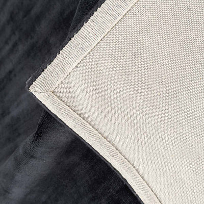 שטיח משי במבוק 01 שחור | Bamboo Silk