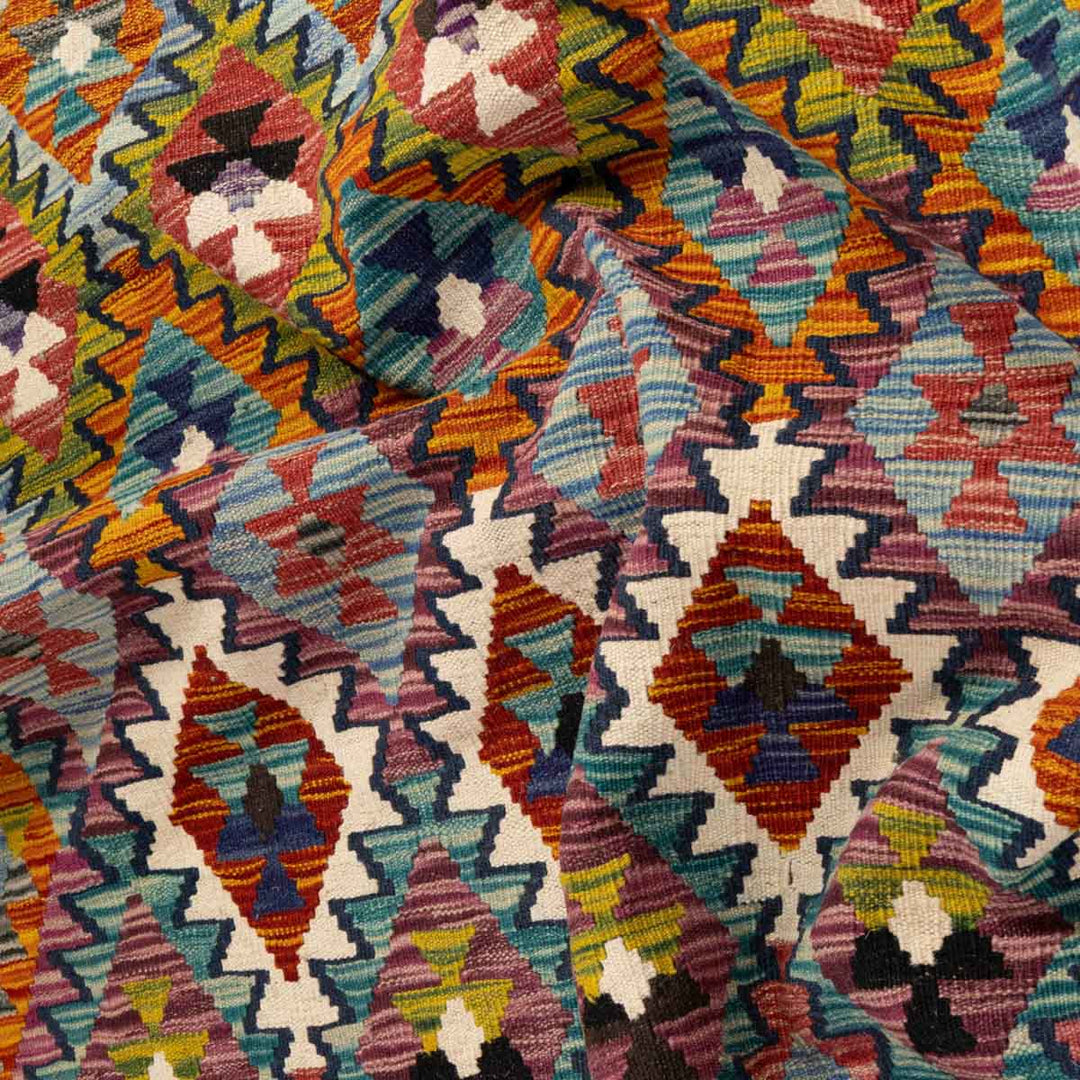 שטיח קילים אפגני 00 צבעוני 253*167