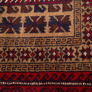 שטיח בלוץ' פרסי אדום 138*91 | Baluch