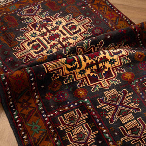 שטיח בלוץ' פרסי אדום 134*88 | Baluch