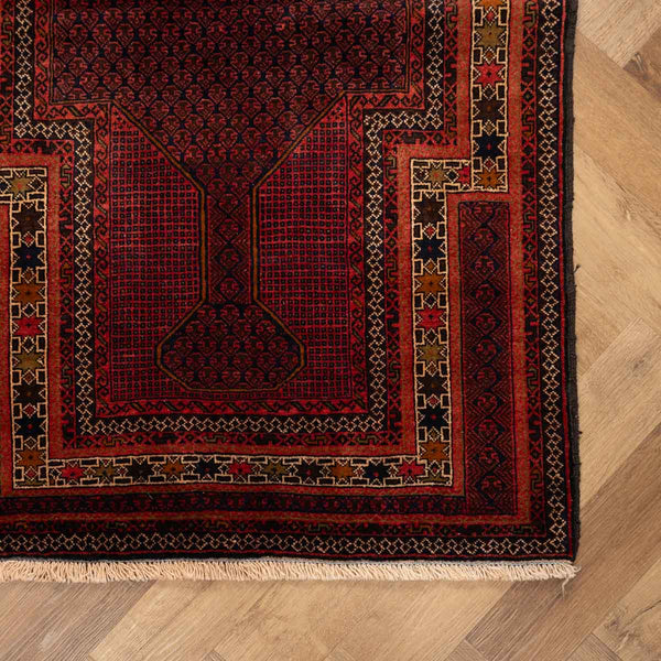 שטיח בלוץ' פרסי אדום 151*94 | Baluch
