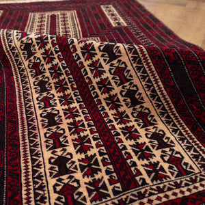 שטיח בלוץ' פרסי אדום 137*89 | Baluch