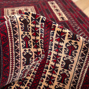 שטיח בלוץ' פרסי אדום 137*89 | Baluch