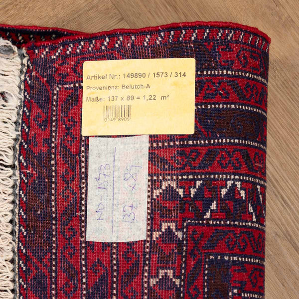 שטיח בלוץ' פרסי אדום 137*89 | Baluch