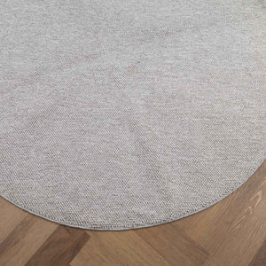 שטיח לופס 01 אפור בהיר עגול | Loops