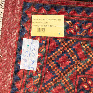 שטיח אפגני ארזרי 00  אדום  00 246*171