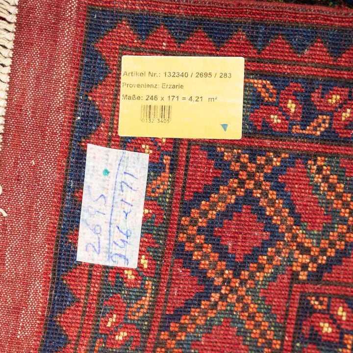 שטיח אפגני ארזרי 00  אדום  00 246*171