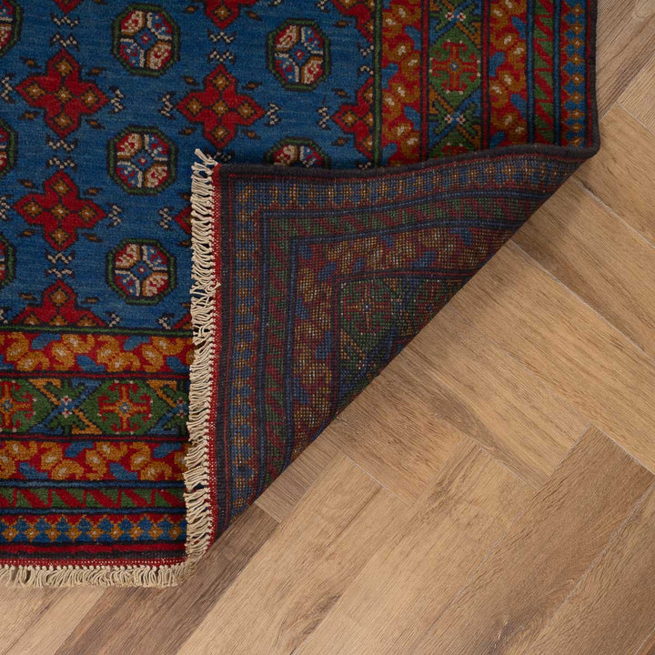 שטיח אפגני בוכרה 00 כחול 200*154 | Bokhara Rug