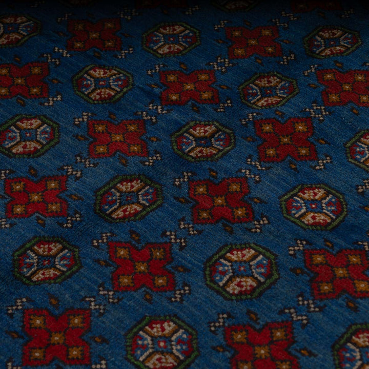 שטיח אפגני בוכרה 00 כחול 200*154 | Bokhara Rug