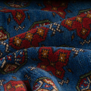 שטיח אפגני בוכרה 00 כחול 200*154 | Bokhara Rug