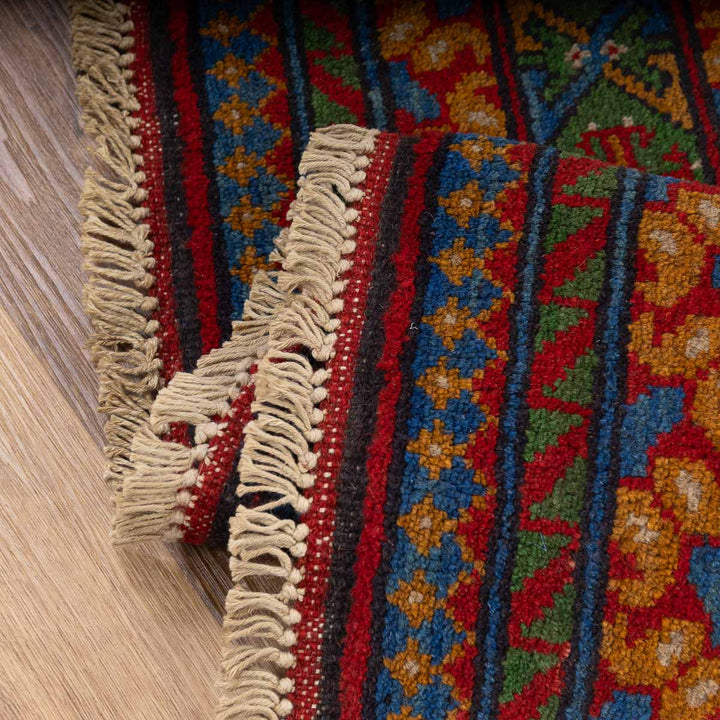 שטיח אפגני בוכרה 00 כחול 200*154 | Bokhara Rug