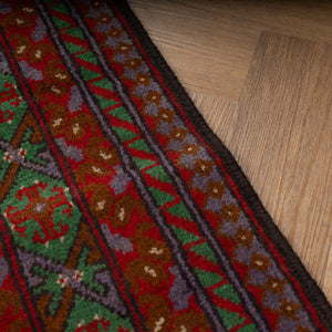 שטיח אפגני בוכרה 00 סגול 193*148 | Bokhara Rug
