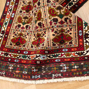 שטיח בלוץ' פרסי אדום 124*90 | Baluch