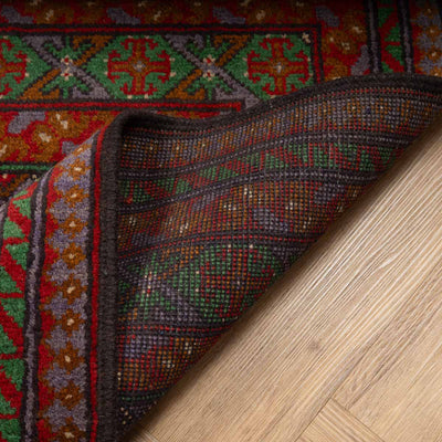 שטיח אפגני בוכרה 00 סגול 193*148 | Bokhara Rug
