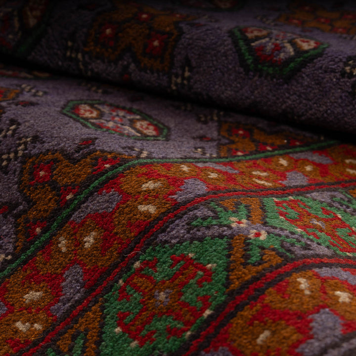 שטיח אפגני בוכרה 00 סגול 193*148 | Bokhara Rug