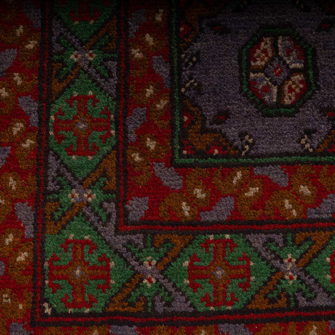 שטיח אפגני בוכרה 00 סגול 193*148 | Bokhara Rug