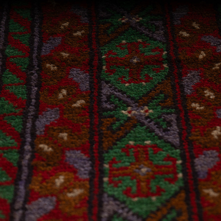 שטיח אפגני בוכרה 00 סגול 193*148 | Bokhara Rug