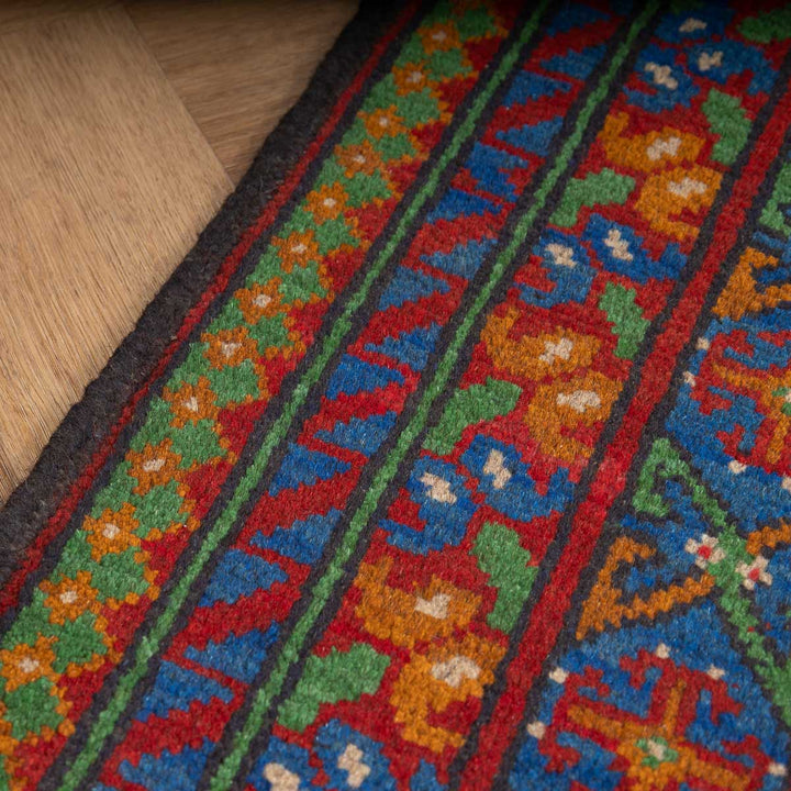 שטיח אפגני בוכרה 00 ירוק 198*154 | Bokhara Rug
