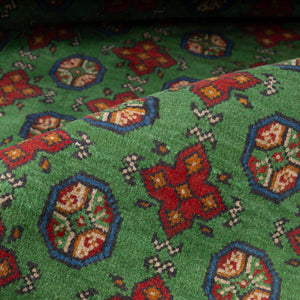 שטיח אפגני בוכרה 00 ירוק 199*150 | Bokhara Rug