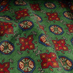 שטיח אפגני בוכרה 00 ירוק 199*150 | Bokhara Rug