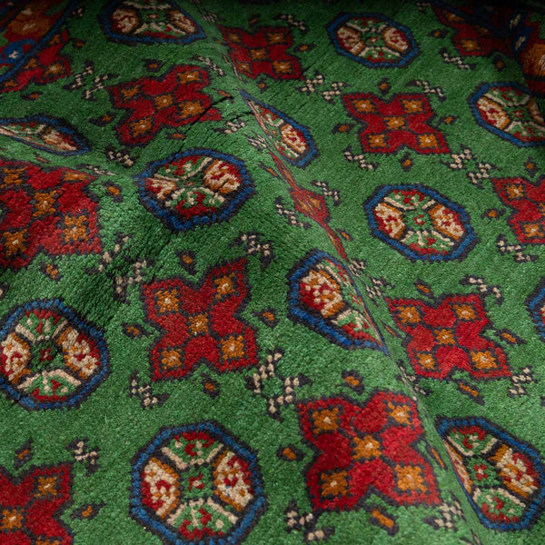 שטיח אפגני בוכרה 00 ירוק 199*150 | Bokhara Rug