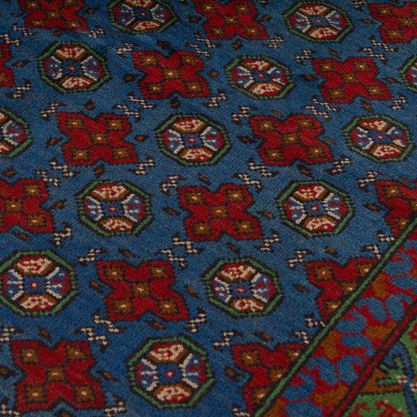 שטיח  אפגני בוכרה 00 כחול 197*150  | Bokhara Rug