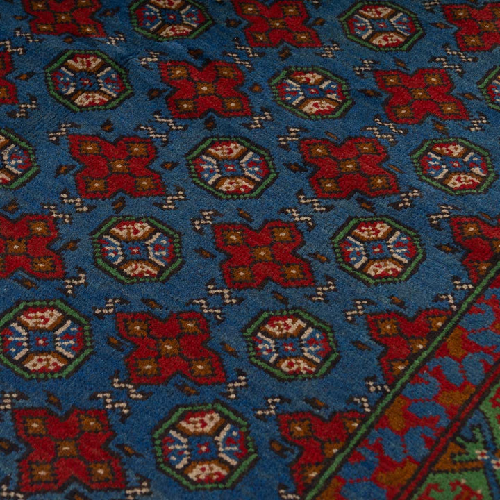 שטיח  אפגני בוכרה 00 כחול 197*150  | Bokhara Rug