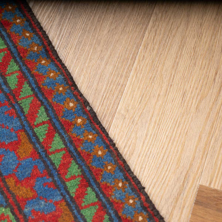 שטיח אפגני בוכרה 00 ירוק 199*150 | Bokhara Rug