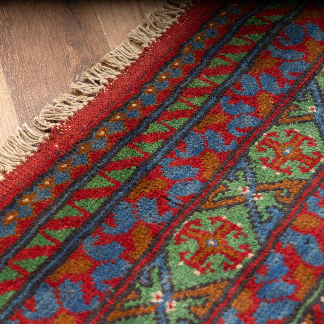 שטיח אפגני בוכרה 00 ירוק 199*150 | Bokhara Rug