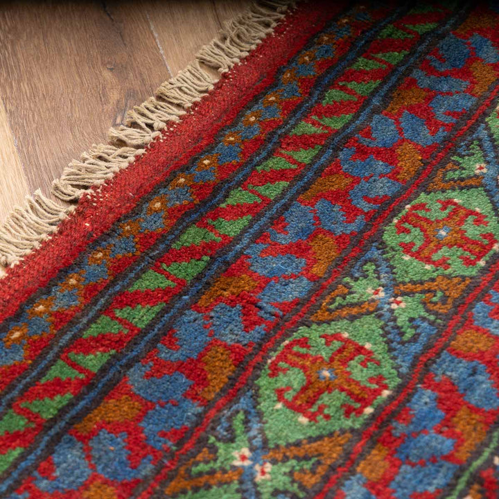 שטיח אפגני בוכרה 00 ירוק 199*150 | Bokhara Rug