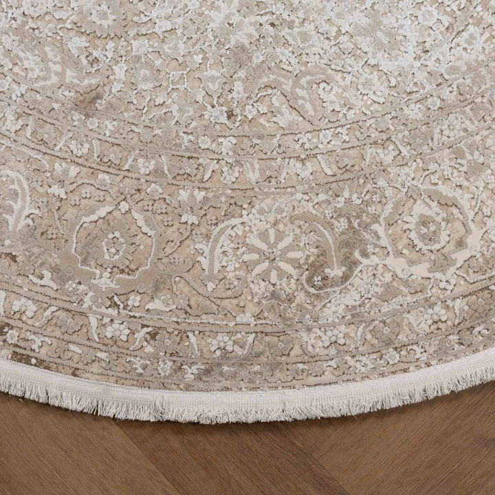 שטיח נול בוטיק 44 בז' עגול | Nool boutique
