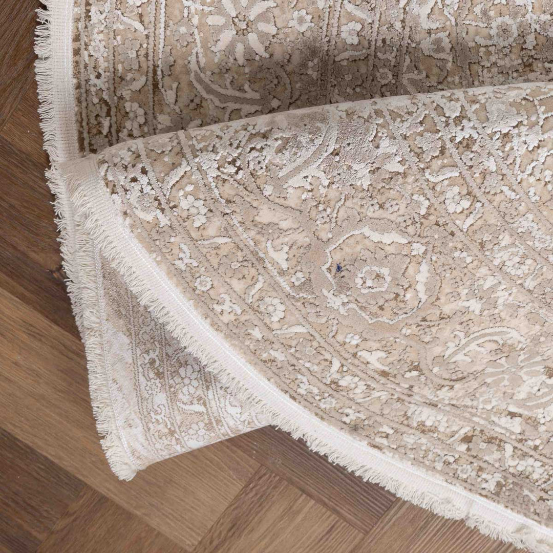 שטיח נול בוטיק 44 בז' עגול | Nool boutique