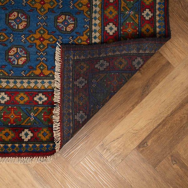 שטיח  אפגני בוכרה 00 כחול 186*146  | Bokhara Rug