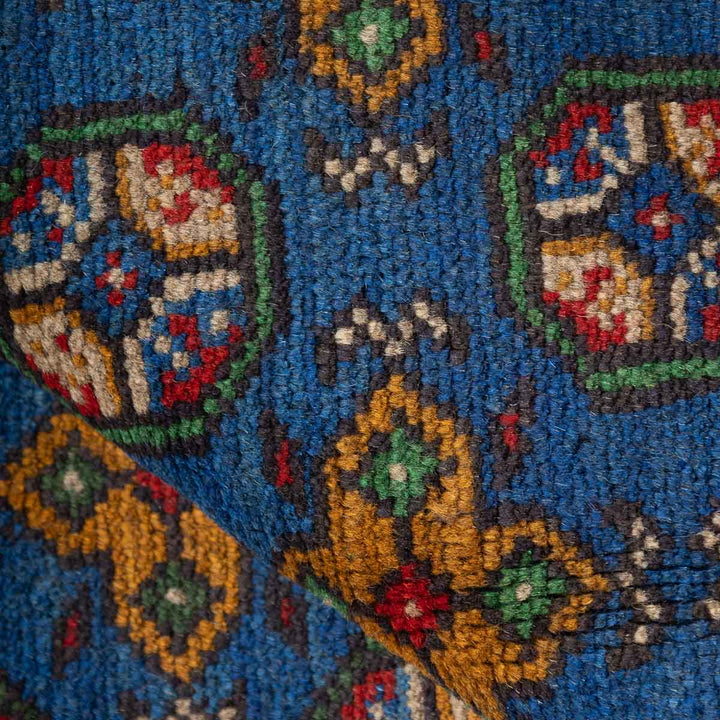 שטיח  אפגני בוכרה 00 כחול 186*146  | Bokhara Rug