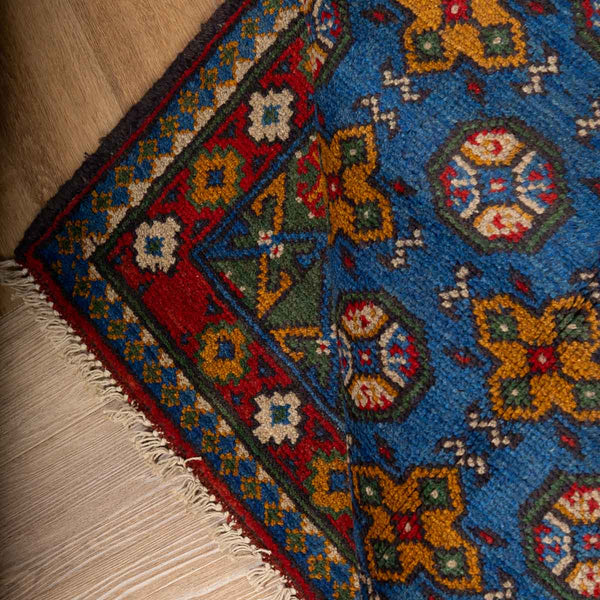שטיח  אפגני בוכרה 00 כחול 186*146  | Bokhara Rug