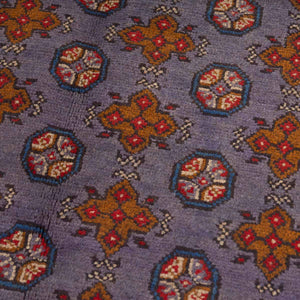 שטיח אפגני בוכרה 00 סגול 188*150 | Bokhara Rug