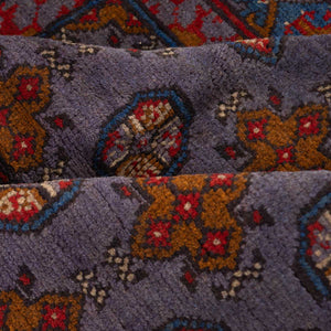 שטיח אפגני בוכרה 00 סגול 188*150 | Bokhara Rug
