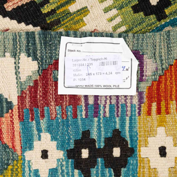 שטיח קילים אפגני 00 צבעוני 245*173