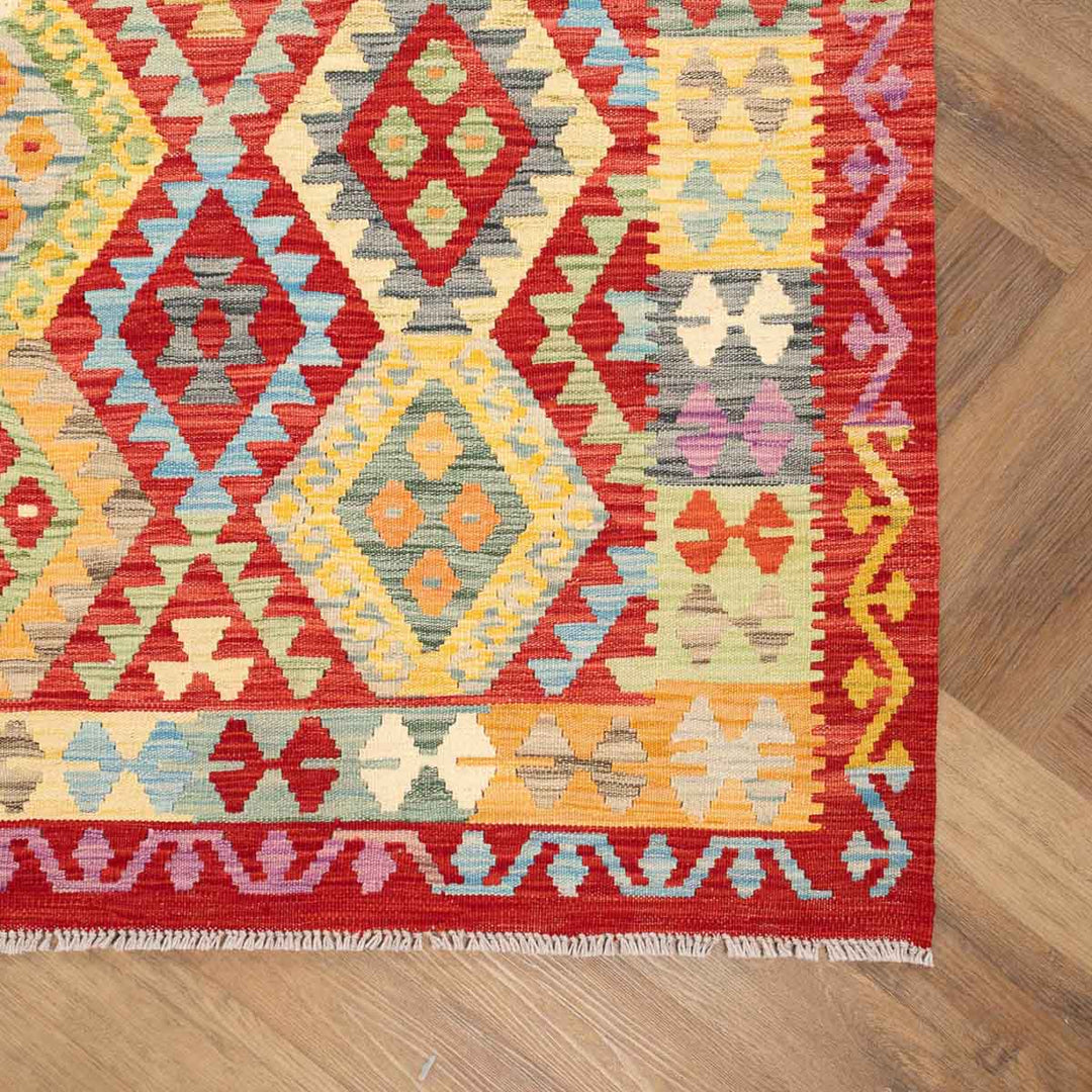 שטיח קילים אפגני 00 צבעוני 242*174