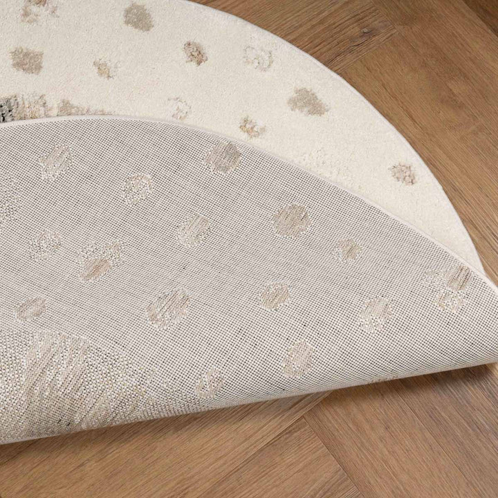 שטיח אריה 01 קרם עגול