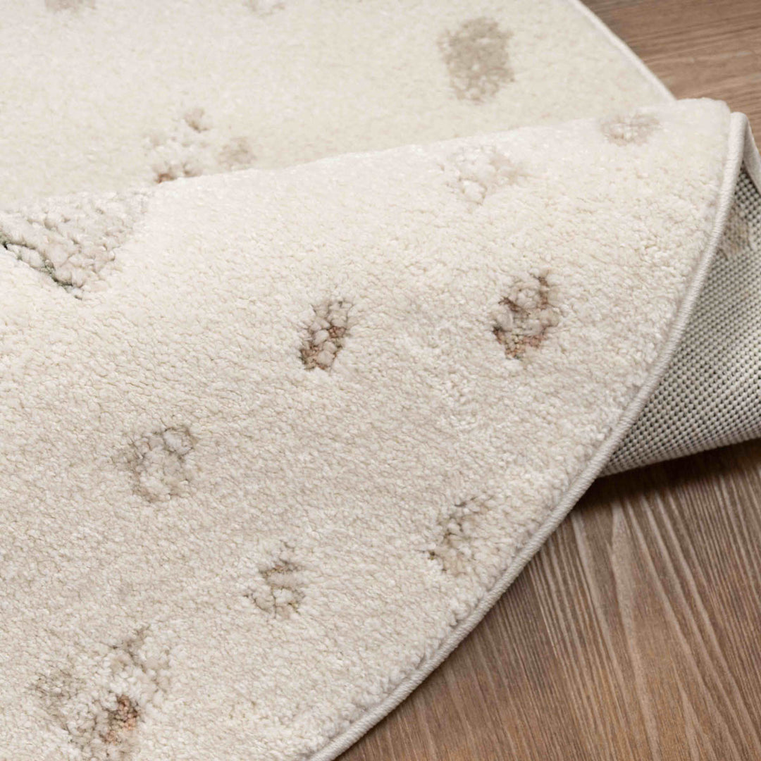 שטיח אריה 01 קרם עגול