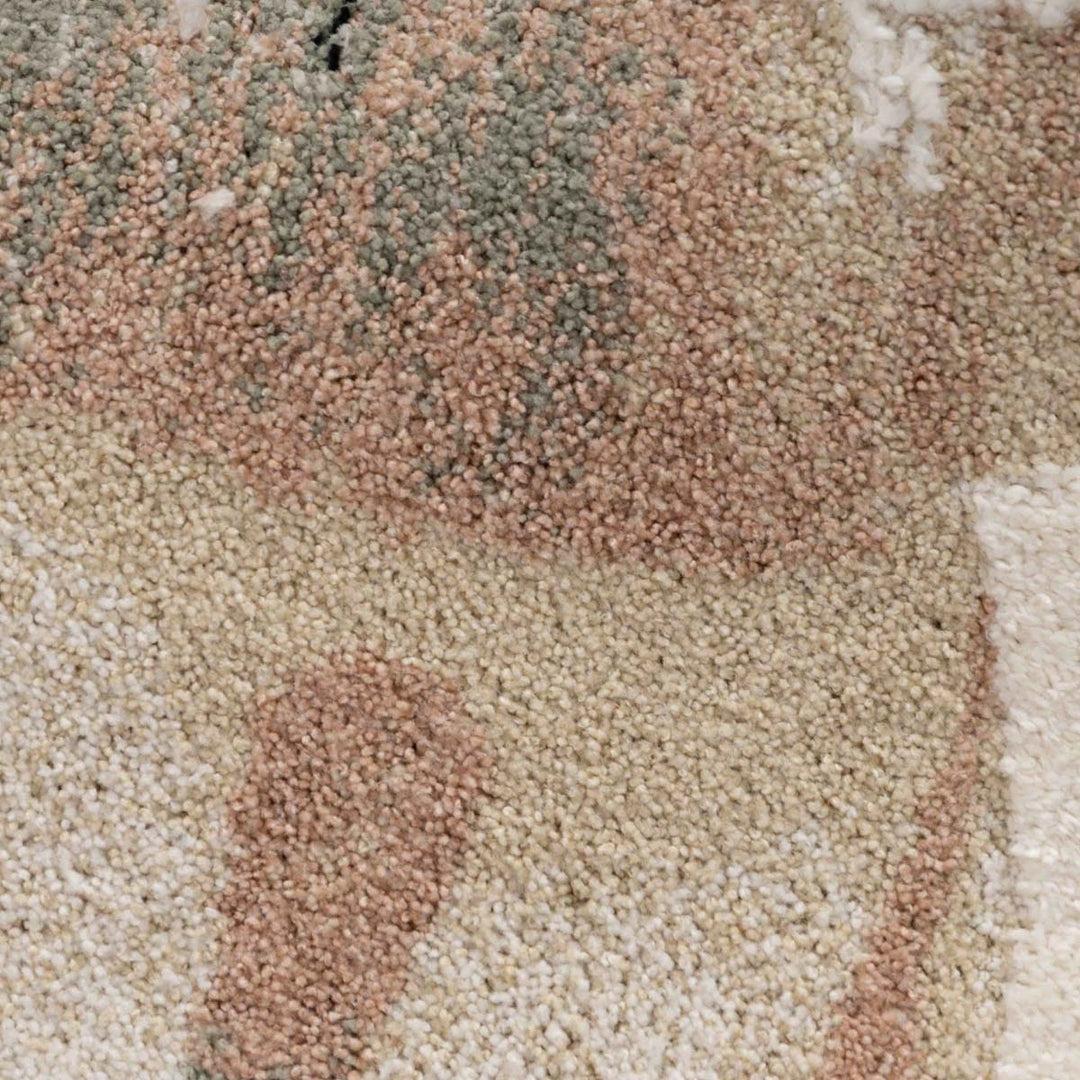 שטיח אריה 01 קרם עגול