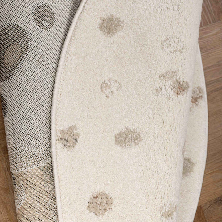 שטיח אריה 01 קרם עגול