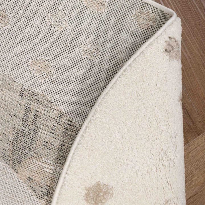 שטיח אריה 01 קרם עגול