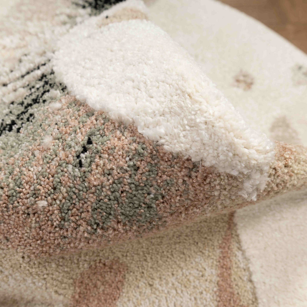 שטיח אריה 01 קרם עגול