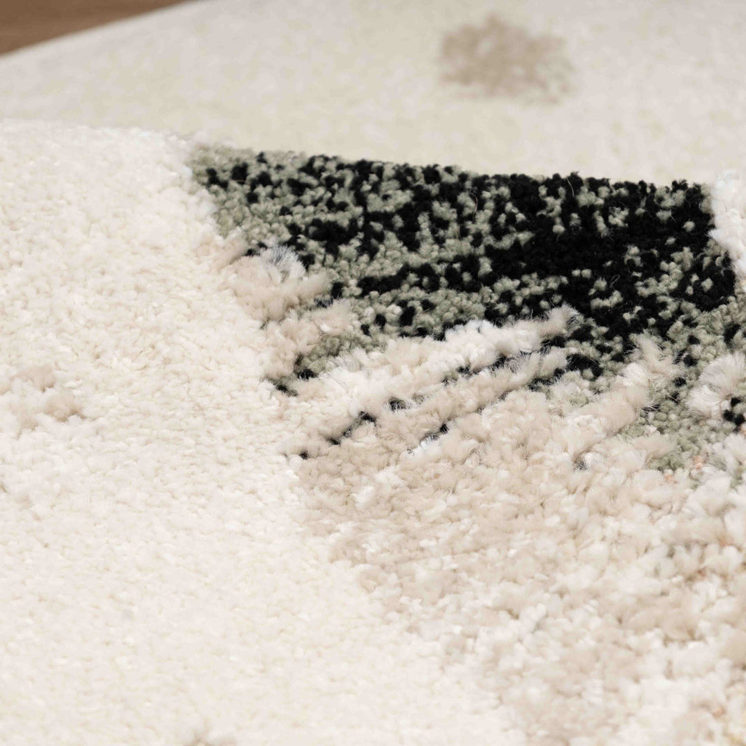 שטיח אריה 01 קרם עגול