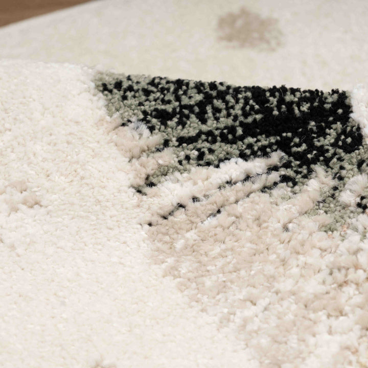 שטיח אריה 01 קרם עגול